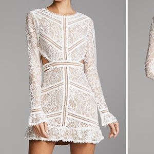 For Love & Lemons Emerie Cutout Dress
